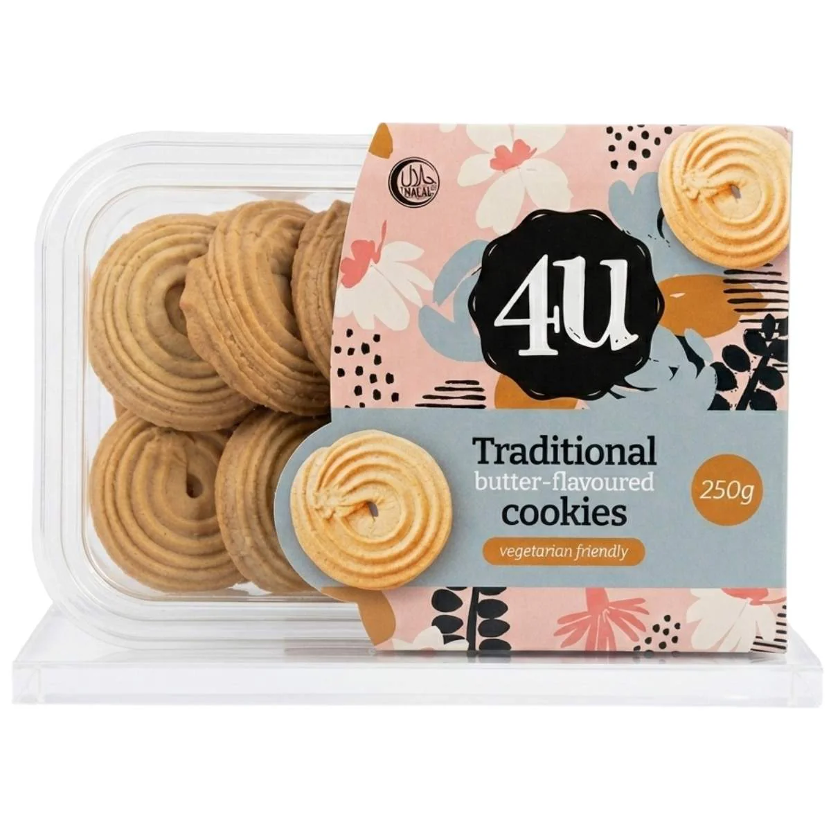 4U - Butter Flavoured Cookies - 250g