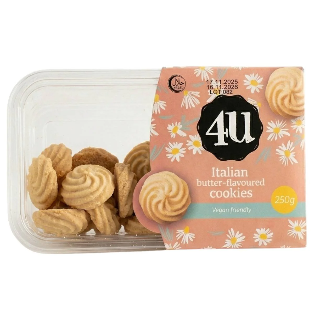 4U - Italian Butter Flavoured Cookies - 250g