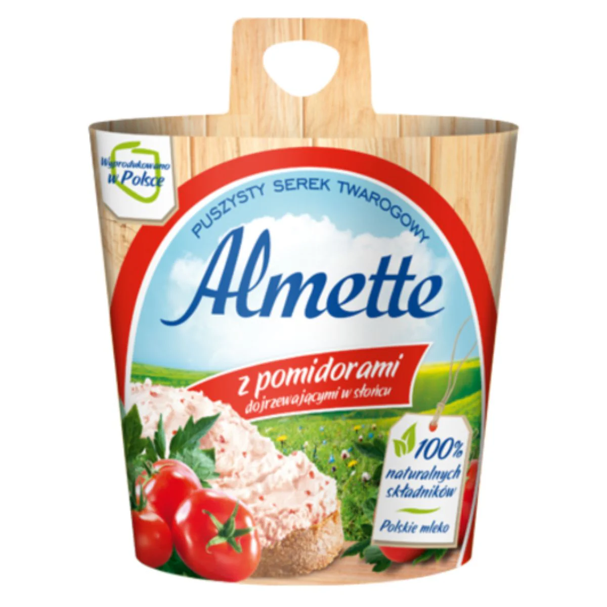 Almette - Spreadable with Tomatoes Fluffy Cottage Cheese - 150g