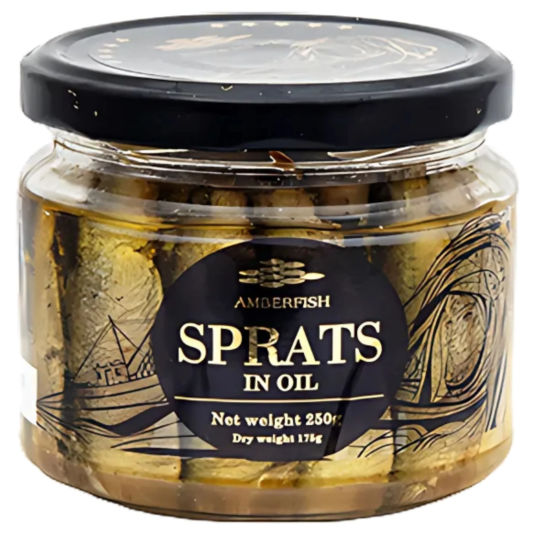 Amberfish - Sprats In Oil - 175g