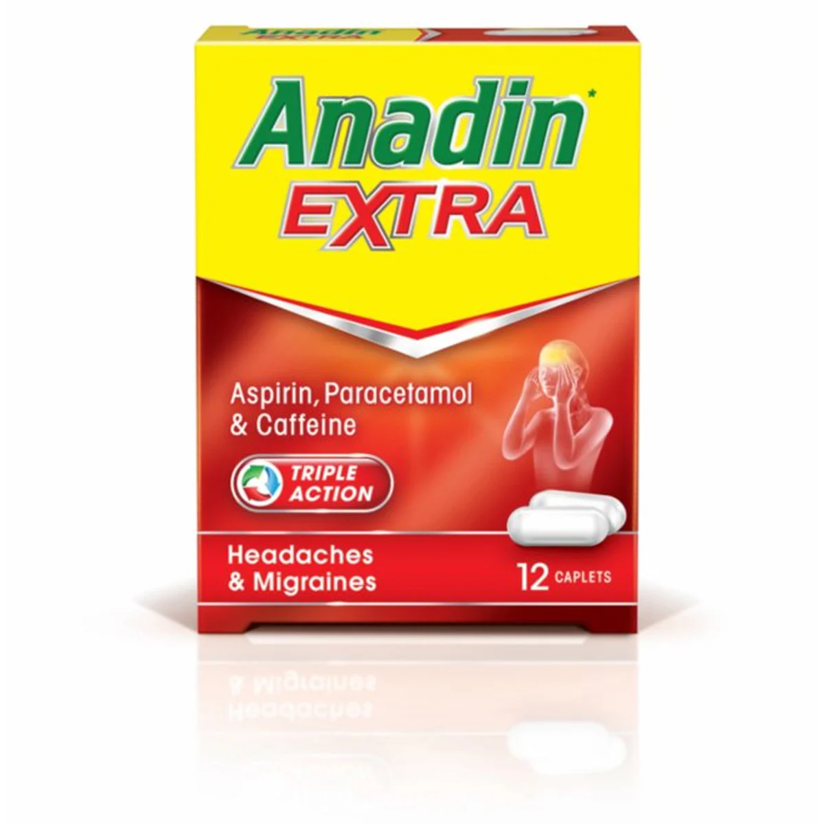 Anadin - Extra Pain Relief Tablets - 12 Caplets