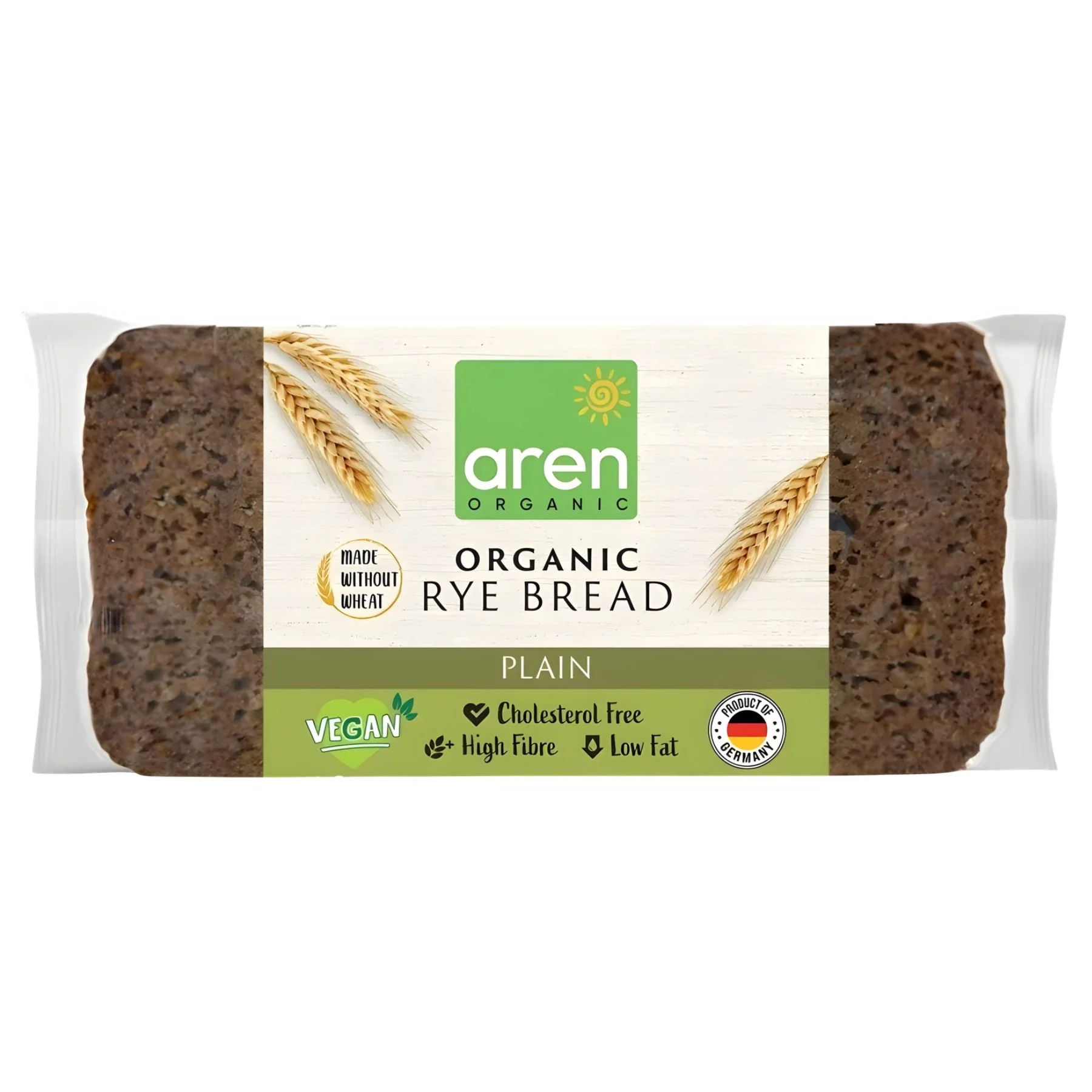 Aren - Organic Rye Bread Plain - 500g