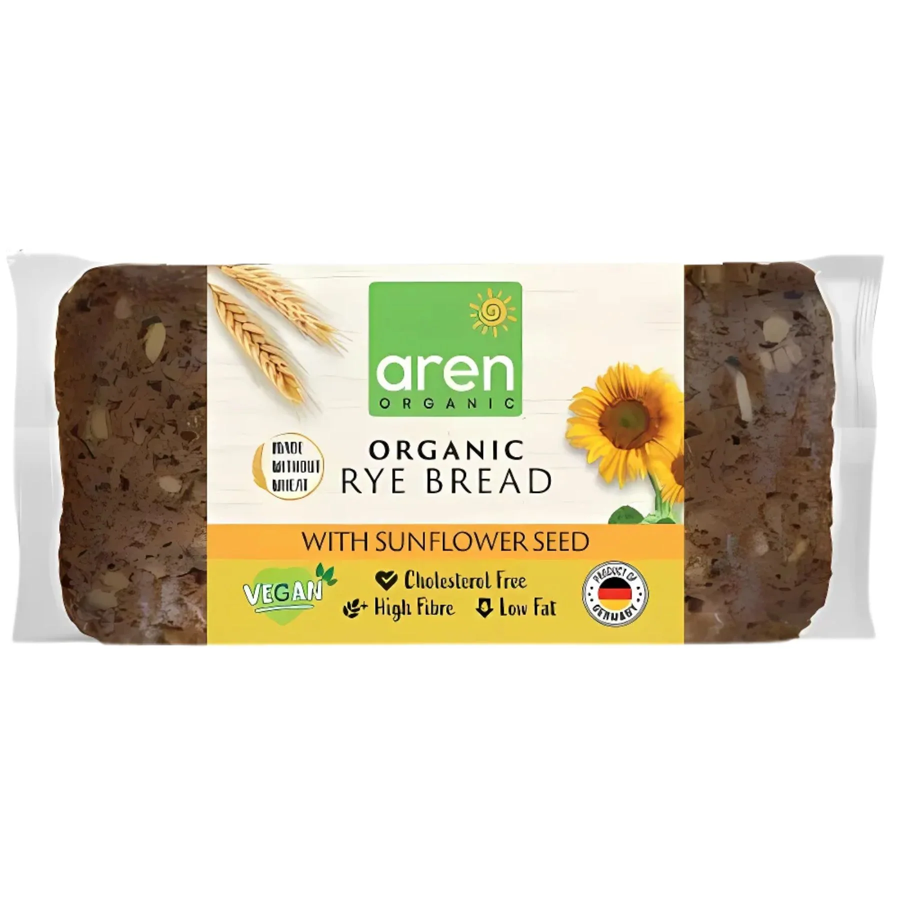 Aren - Organic Rye Bread With Sunflower Seed - 500g