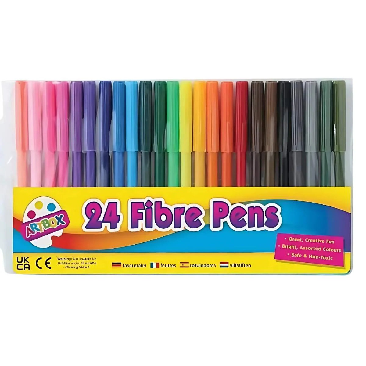 Artbox - Fibre Pens - 24 Pack