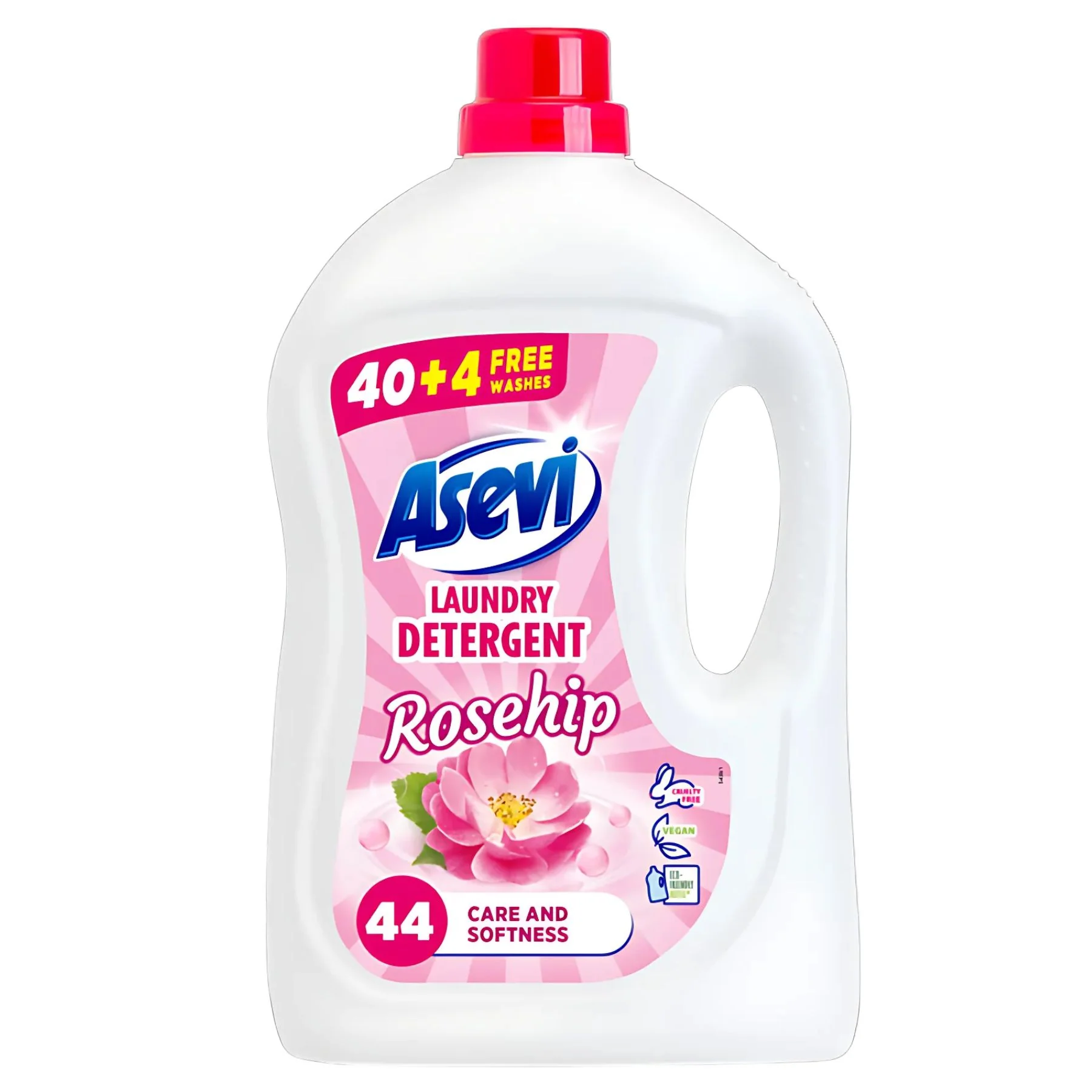 Asevi - Laundry Detergent Rosehip 44 washes - 2376ml