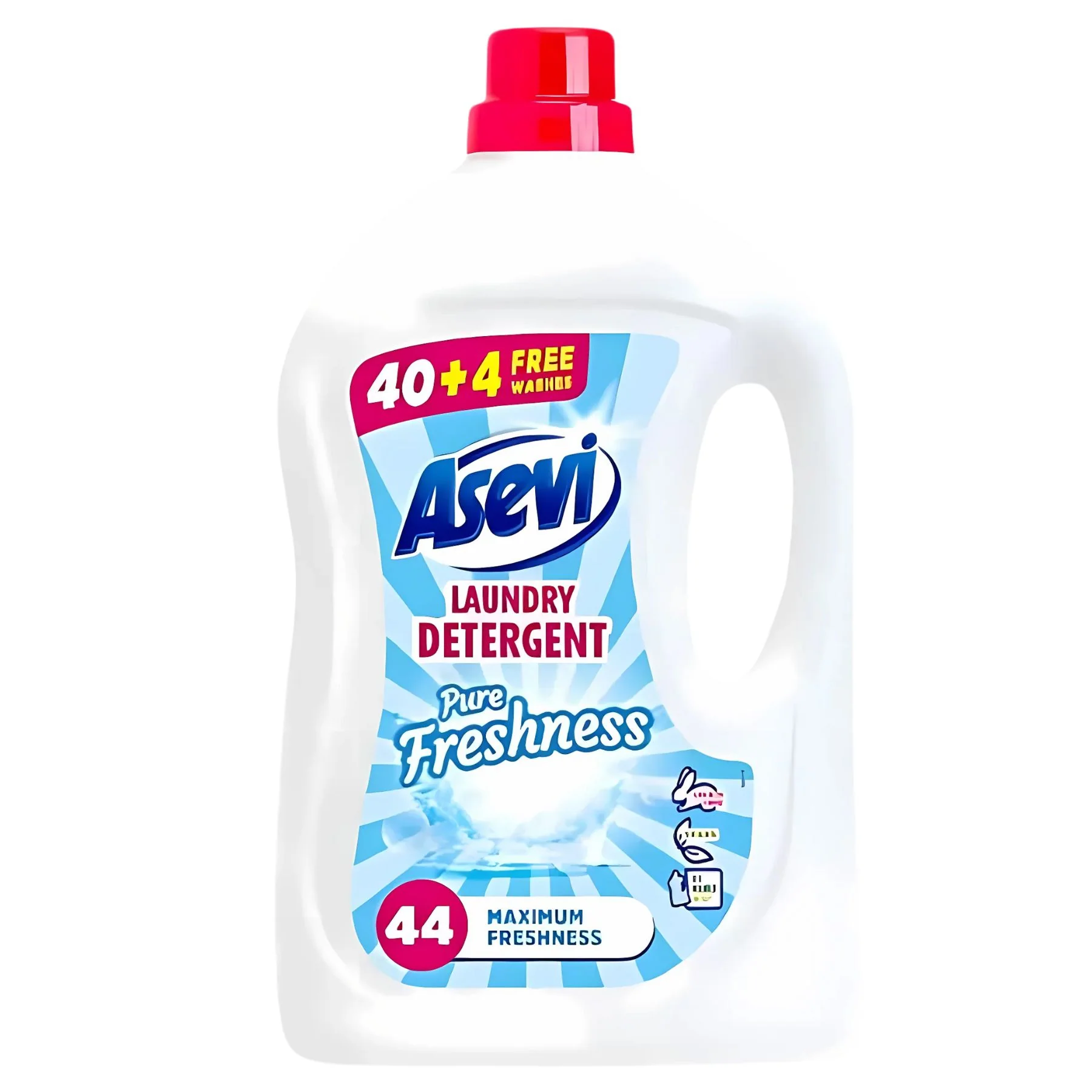 Asevi - Pure Freshness Laundry Detergent 44 Washes - 2.4L