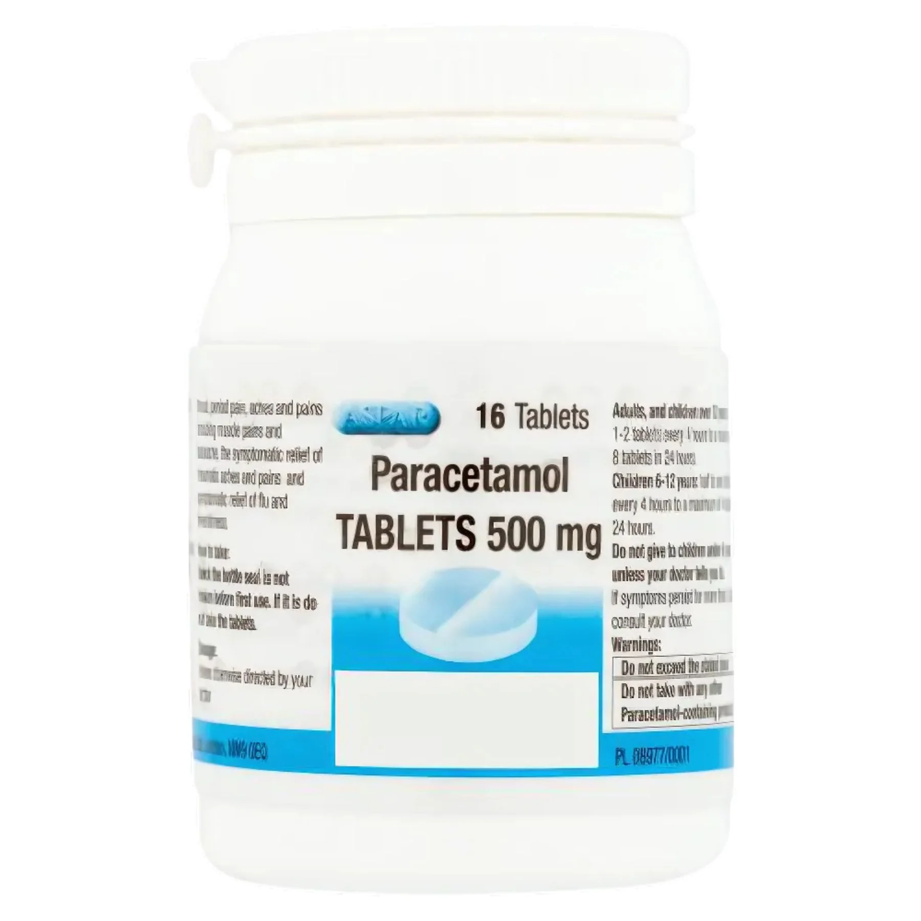 Aspar - Paracetamol 16 Tablets - 500mg