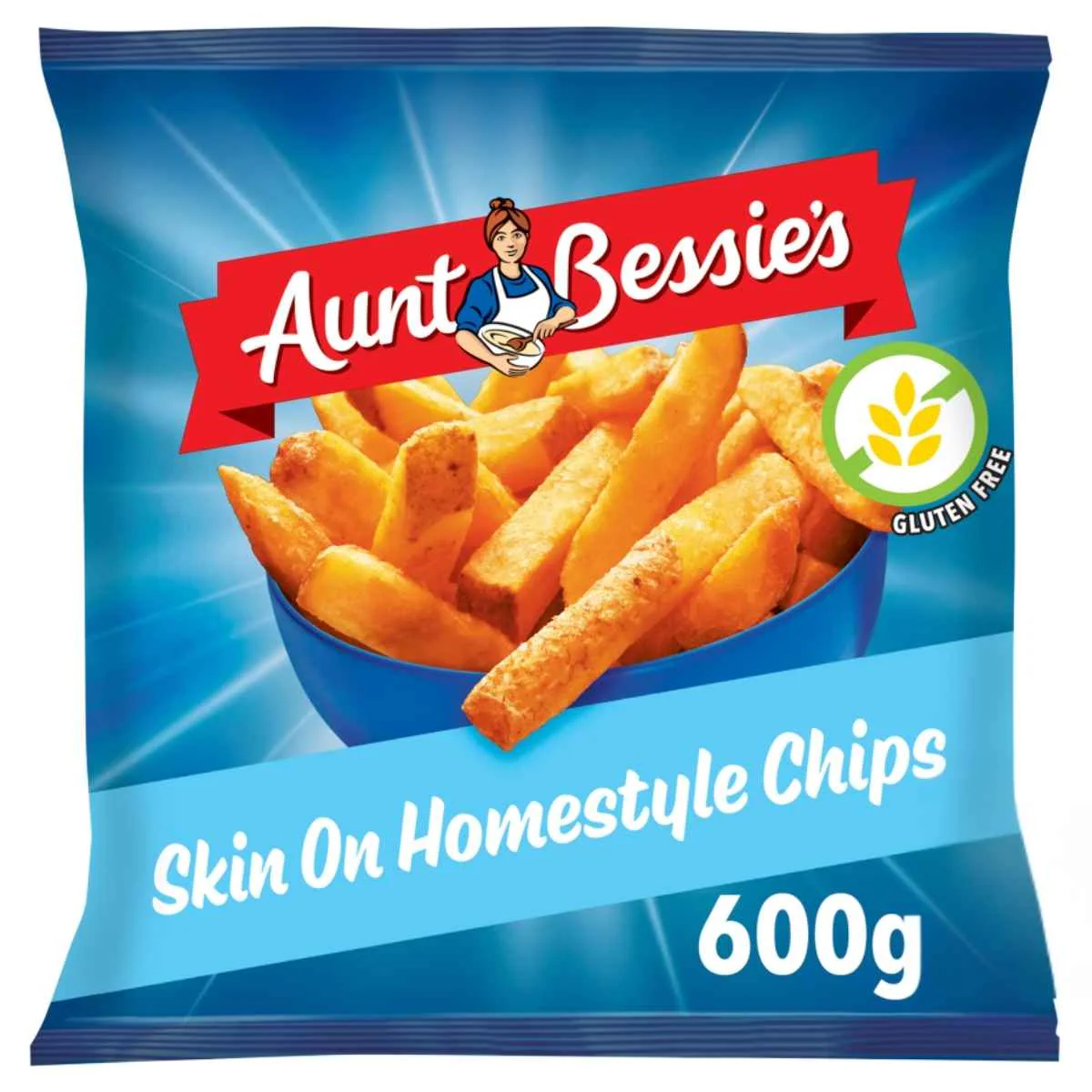 Aunt Bessie's - Crispy Skin On Homestyle Chips - 600g