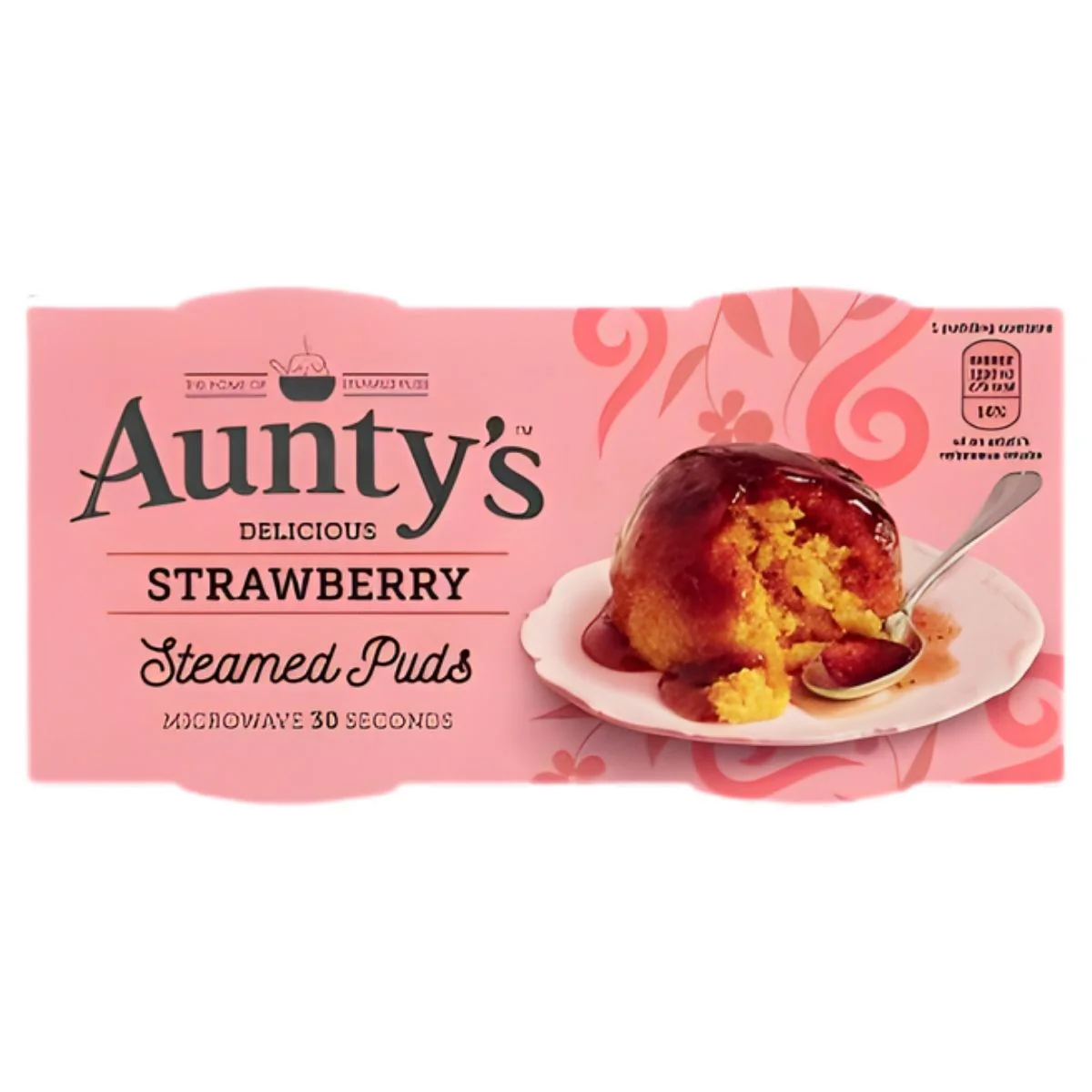 Aunty's - Delicious Strawberry Steamed Puds - 190g