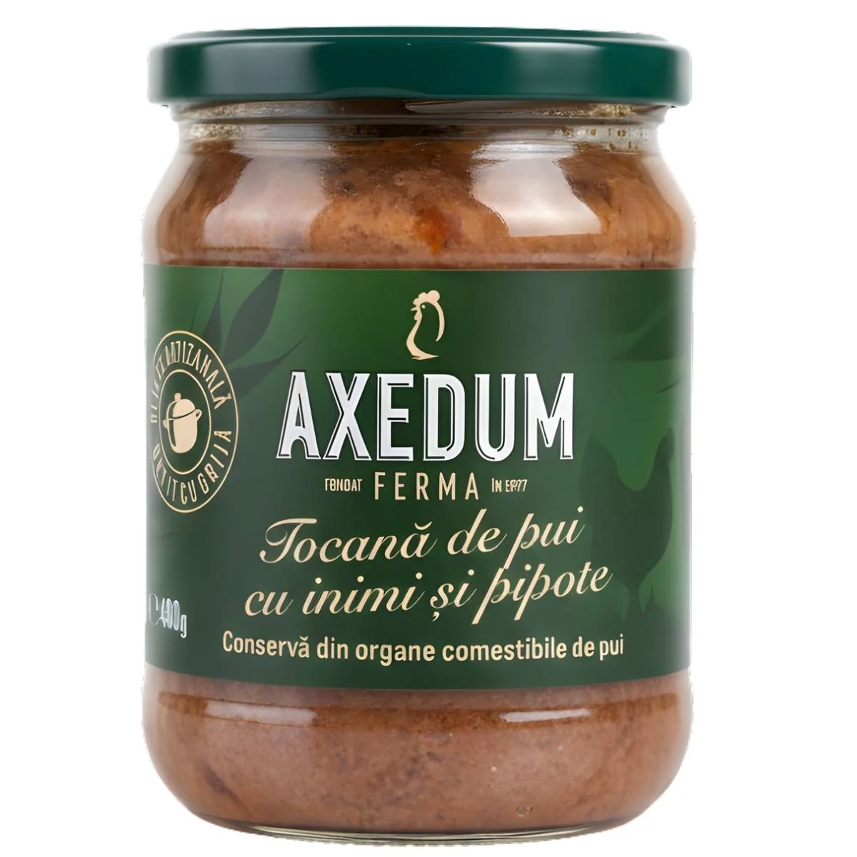 Axedum - Stewed Chicken Hearts & Gizzards with Fried Onions (Halal) - 480g
