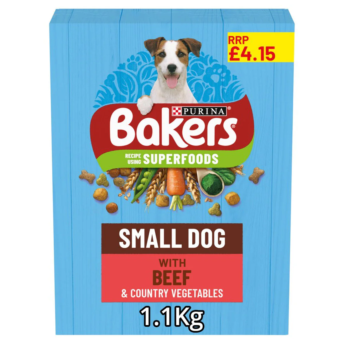 Bakers - Small Dog with Tasty Beef & Country Vegetables - 1.1kg