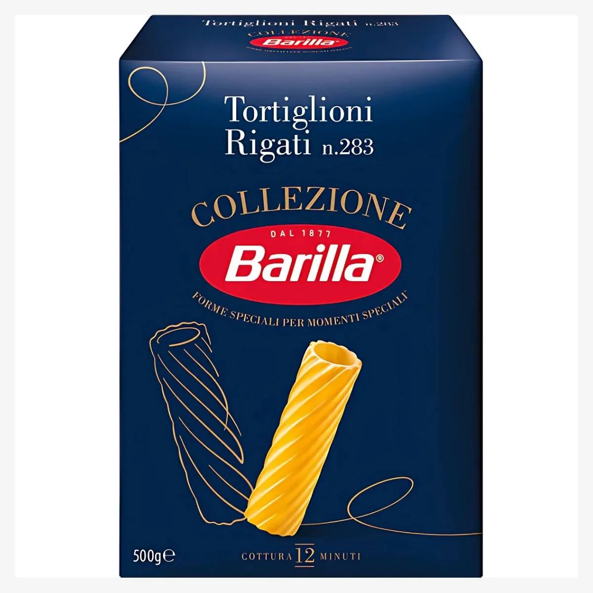 Barilla - Tortiglioni Rigati Pasta n.283 - 500g