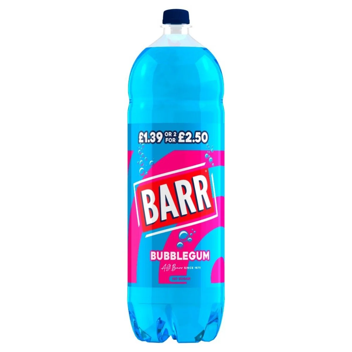 Barr - Bubblegum Soft Drink - 2L