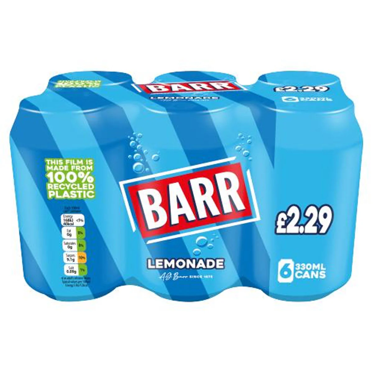 Barr - Lemonade - 6 x 330ml