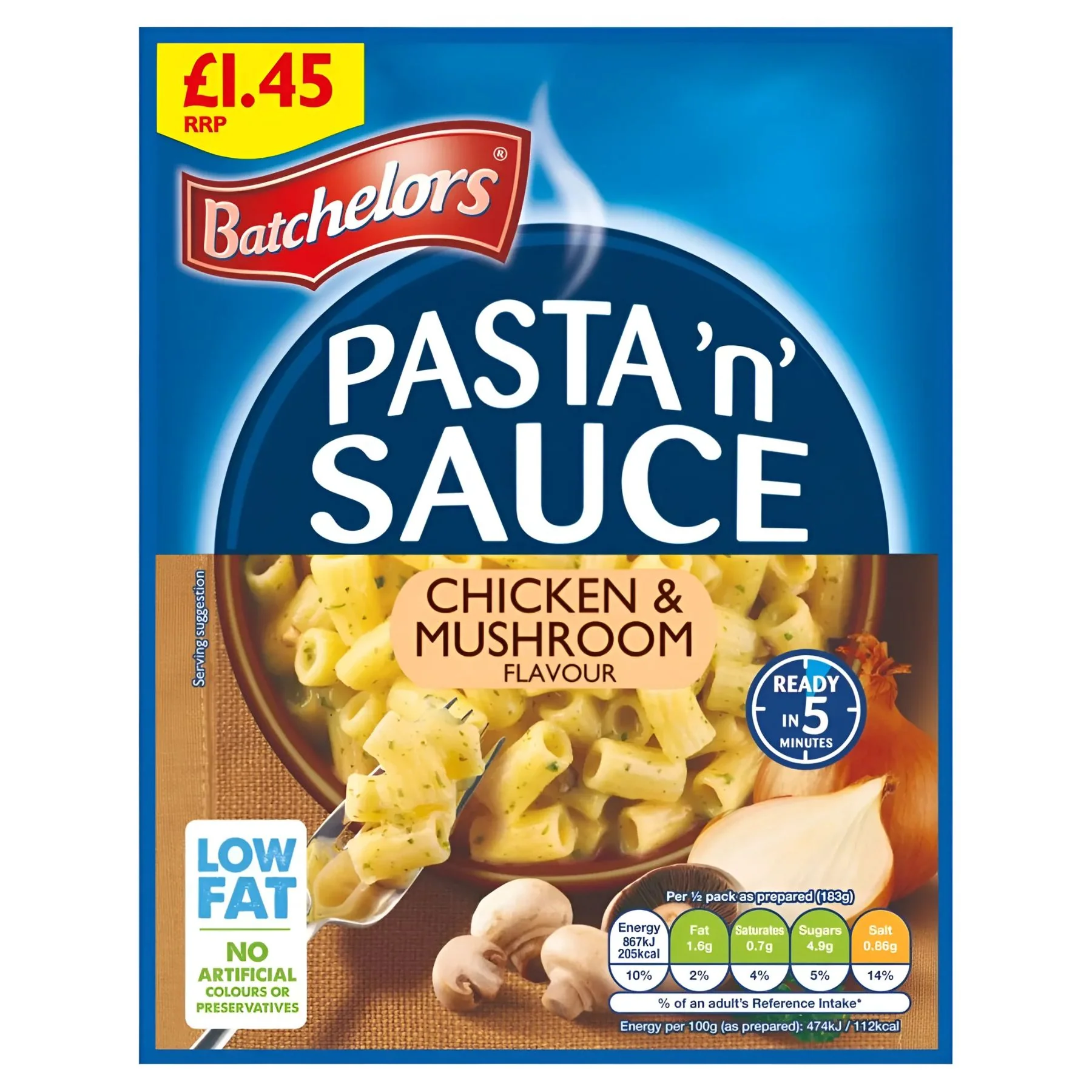 Batchelors - Pasta n Sauce Chicken & Mushroom Flavour - 99g