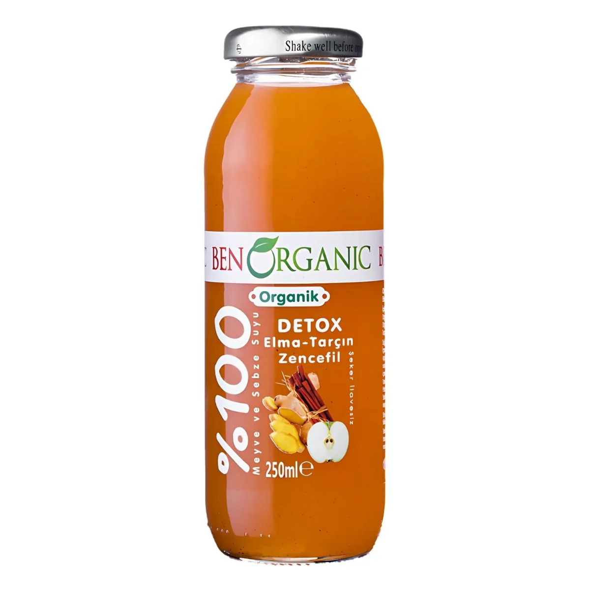 BenOrganic - Organic Apple Cinnamon & Ginger Juice - 250ml