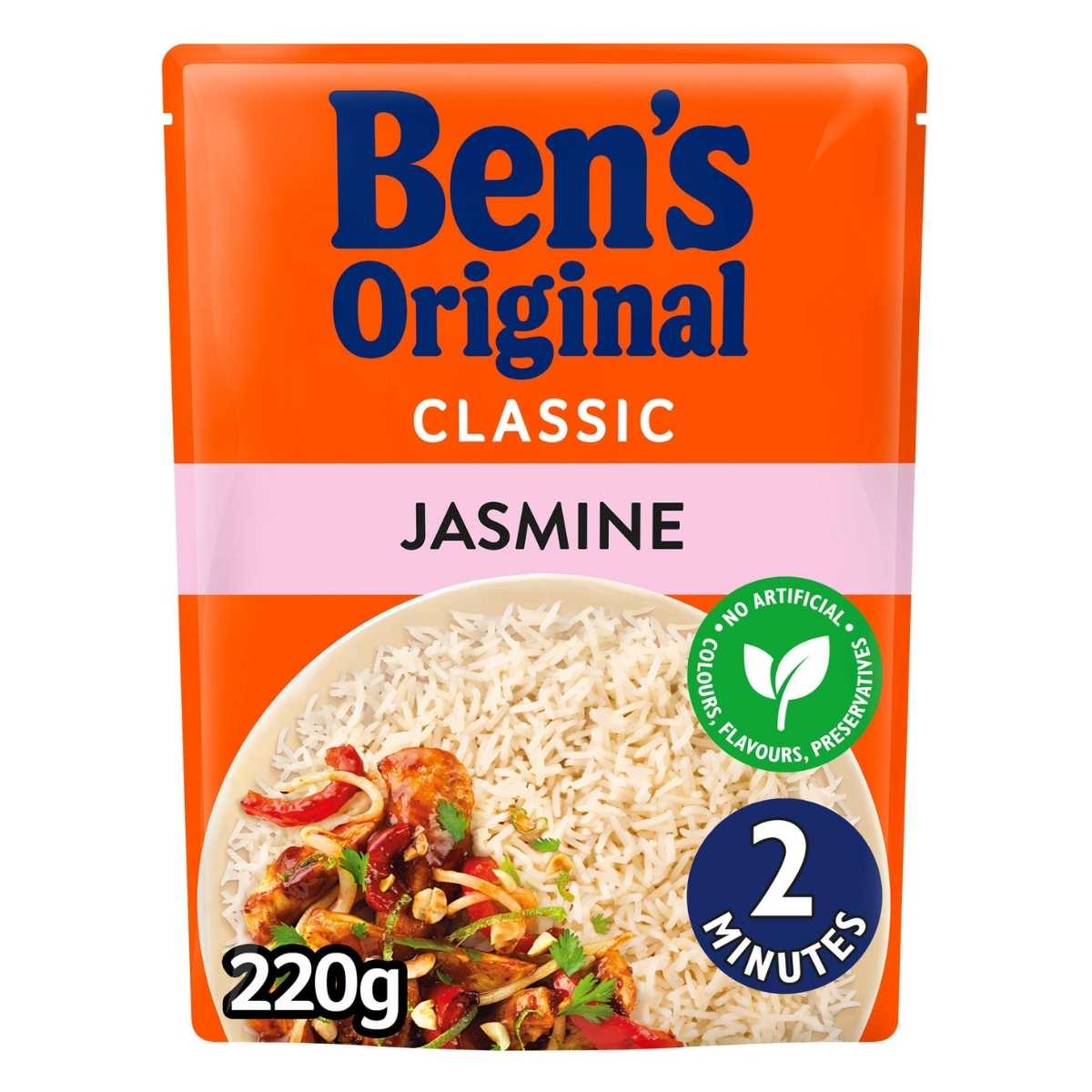 Bens Original - Classic Jasmine Microwave Rice - 220g