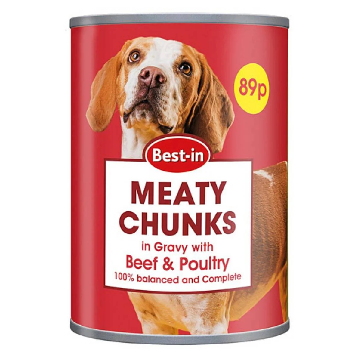 Best-in - Meaty Chunks In Gravy With Beef & Poultry Dog Food - 400g