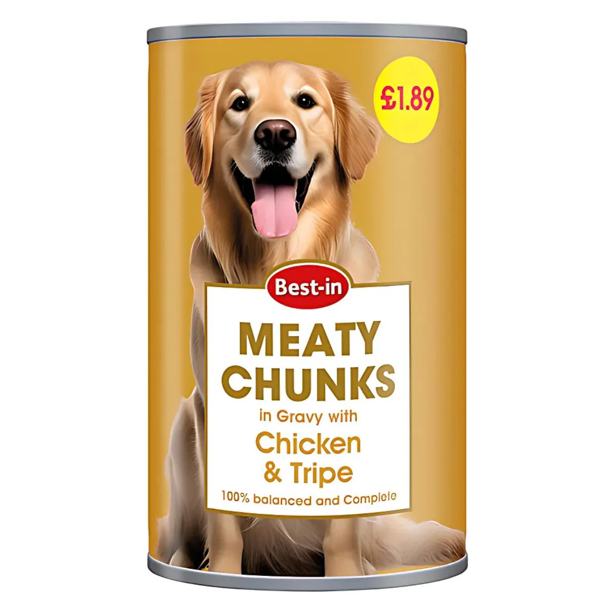 Best-in - Meaty Chunks In Gravy With Chicken & Tripe Dog Food - 1.2kg