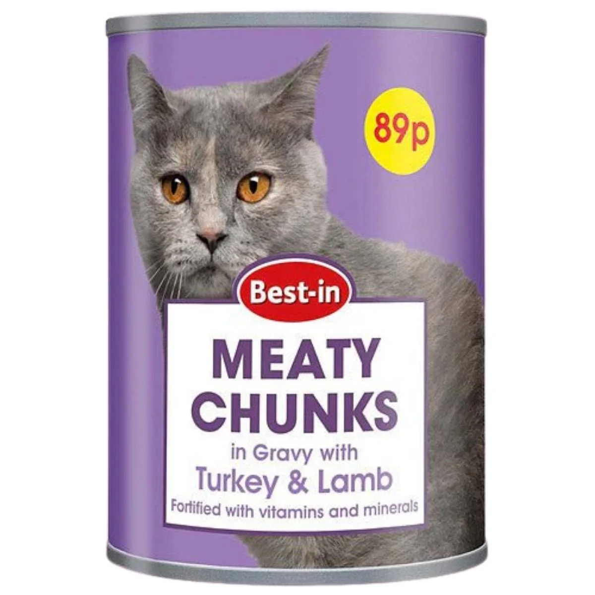 Best in - Meaty Chunks in Gravy with Turkey & Lamb - 400g