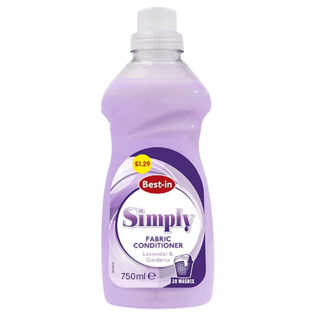Best-In - Simply Lavender & Gardenia Fabric Conditioner 30 Washes - 750ml