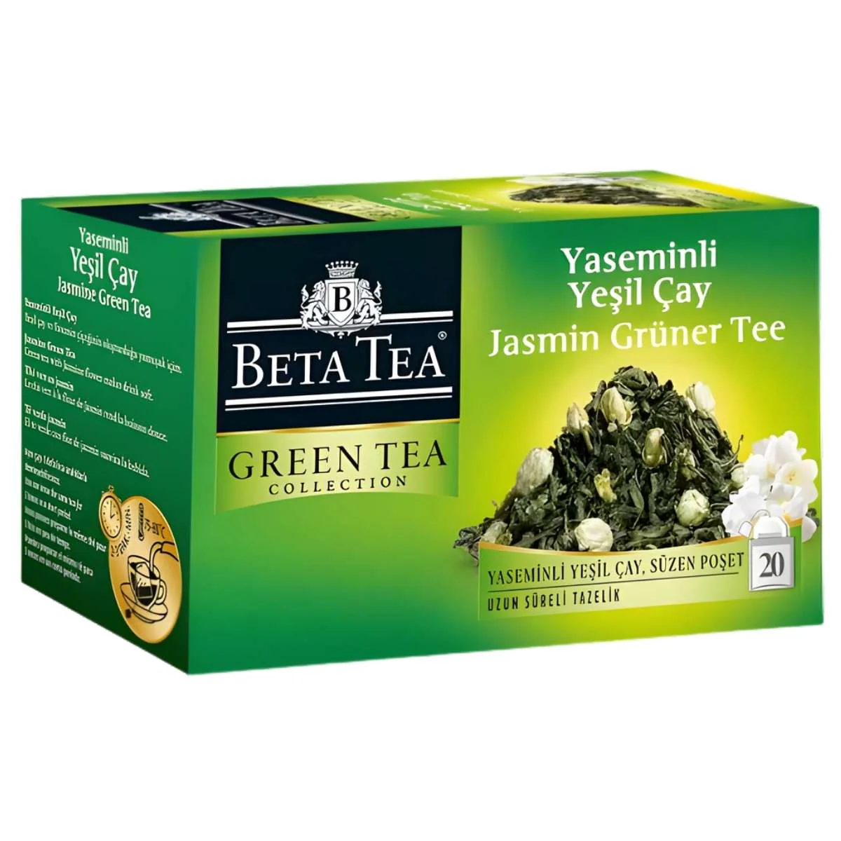 Beta Tea - Jasmine Herbal Green Tea - 20 Tea Bags