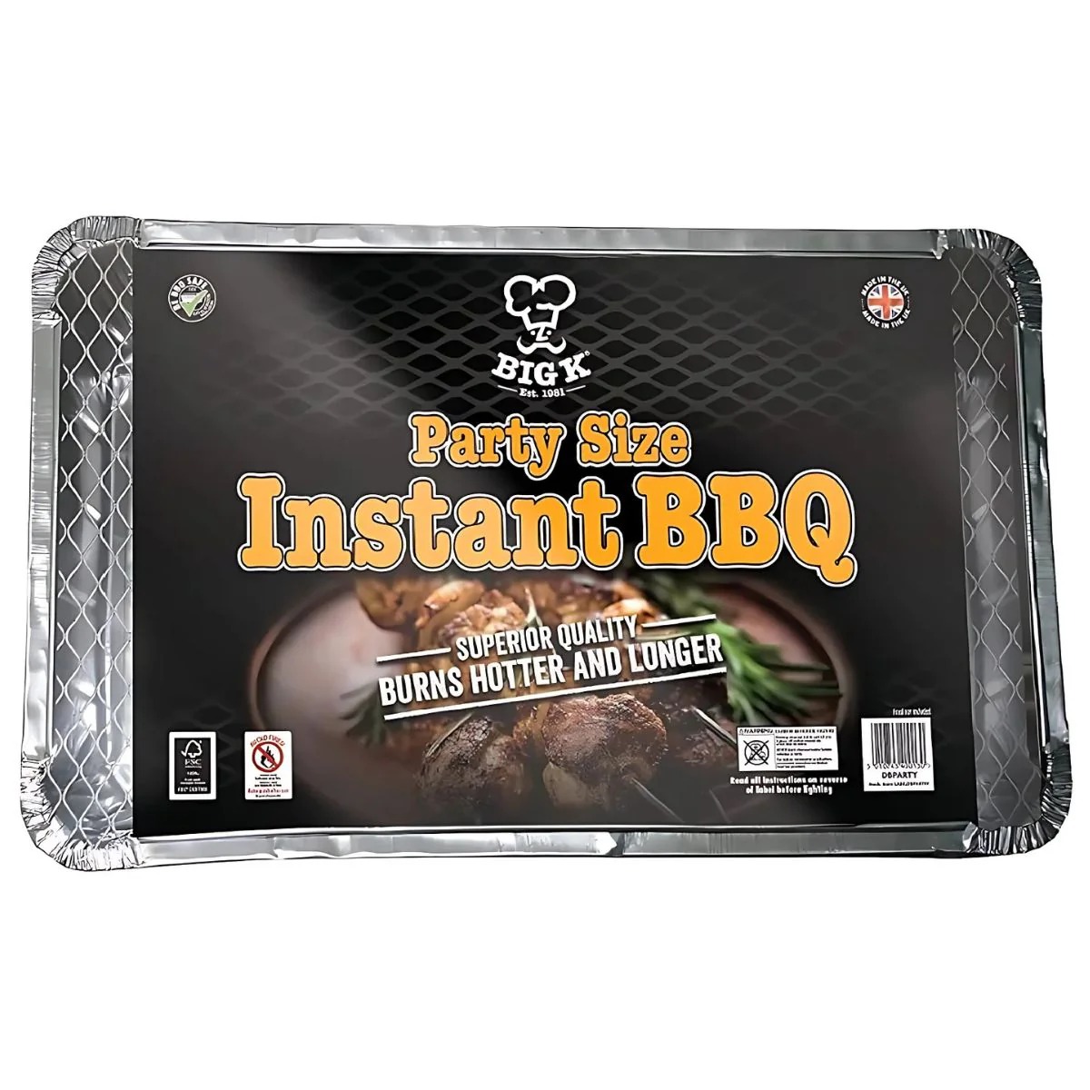 Big K - Party Size Instant Disposable BBQ