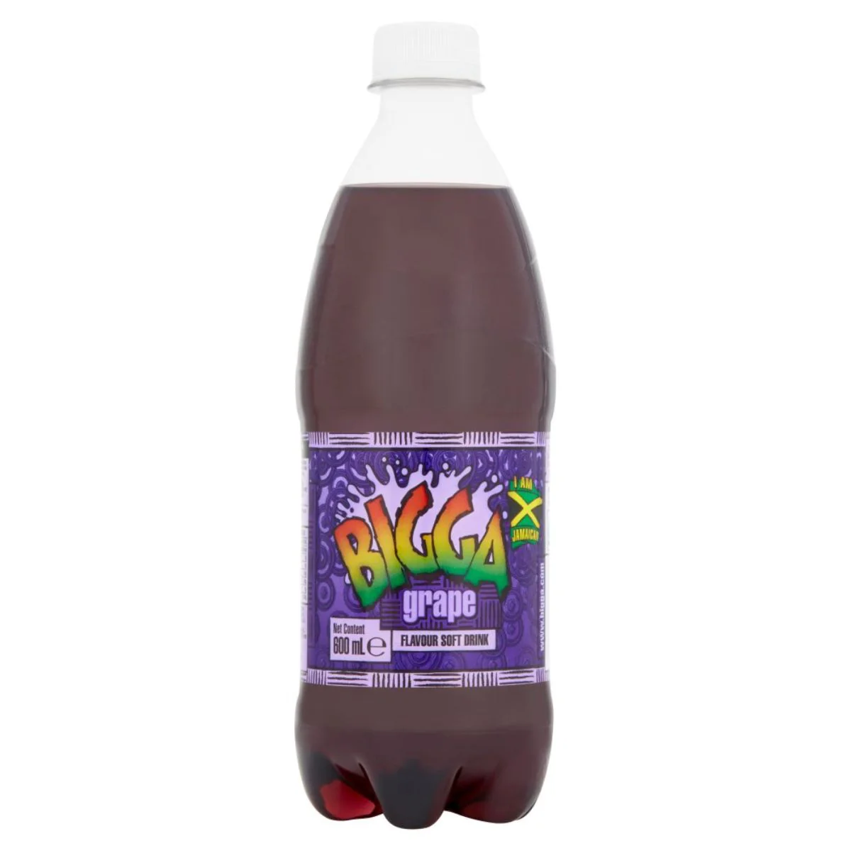 Bigga - Grape Flavour Soft Drink - 600ml