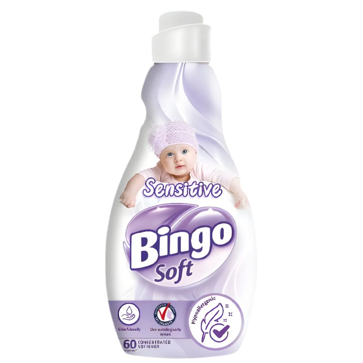Bingo Soft - Sensitive 60 Washes Fabric Softener - 1440ml