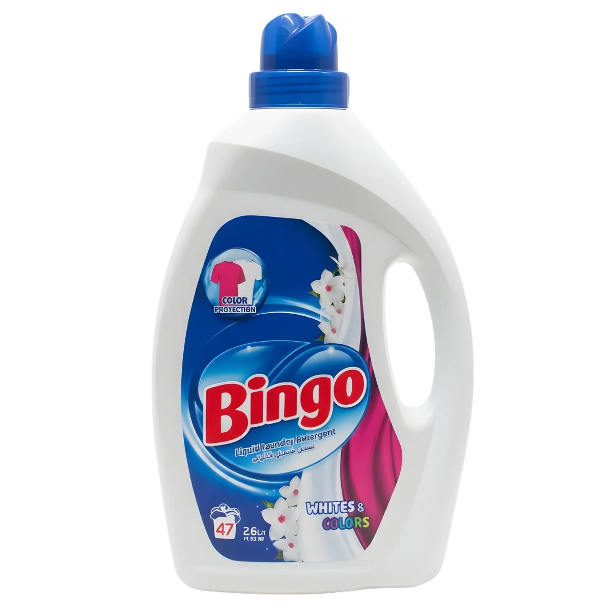 Bingo - Whites & Colours Liquid Laundry Detergent 47 Washes - 2600ml