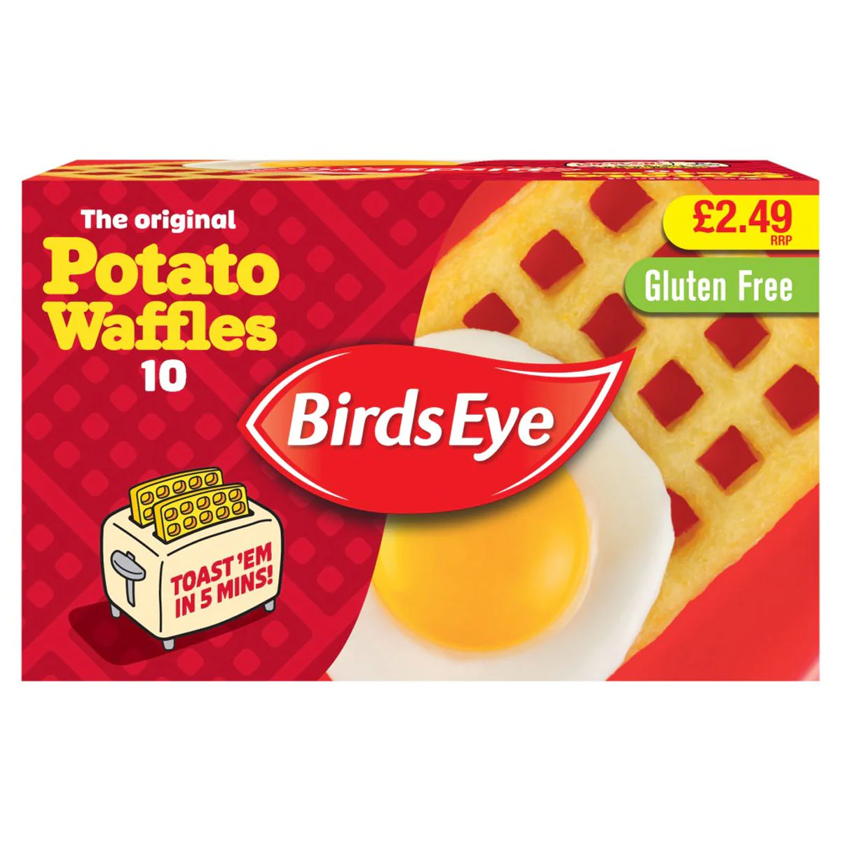 Birds Eye - 10 The Original Potato Waffles - 567g