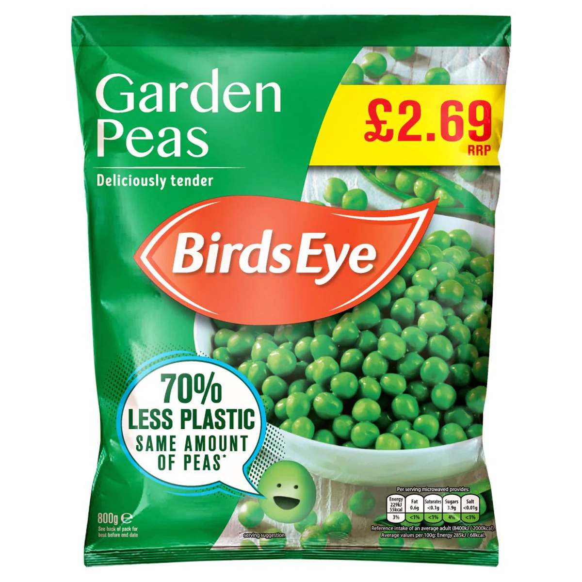 Birds Eye - Garden Peas - 375g