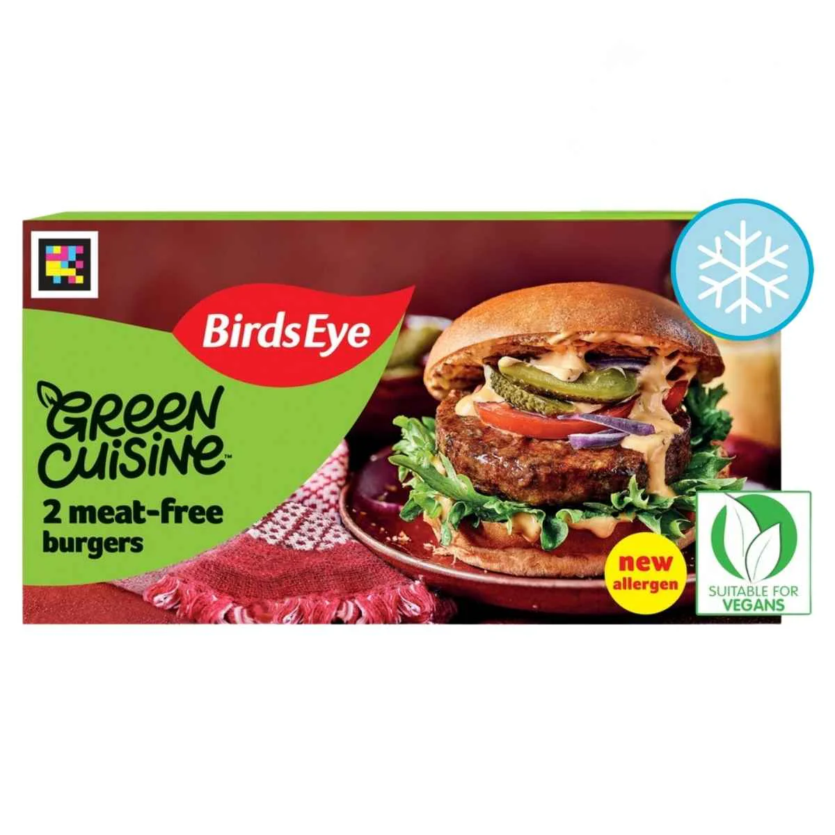 Birds Eye - Green Cuisine 2 Meat Free Burgers - 209g