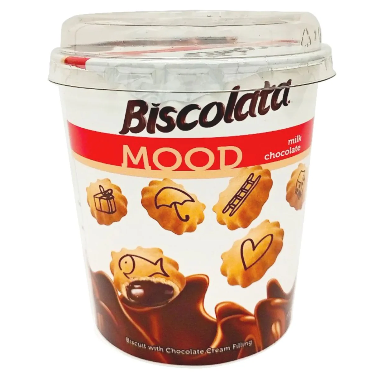 Biscolata - Mini Biscuit with Milk Chocolate and Hazelnut - 100g