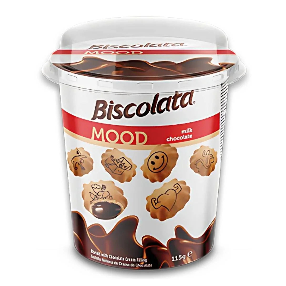 Biscolata - Mini Biscuits With Milk Chocolate - 115g