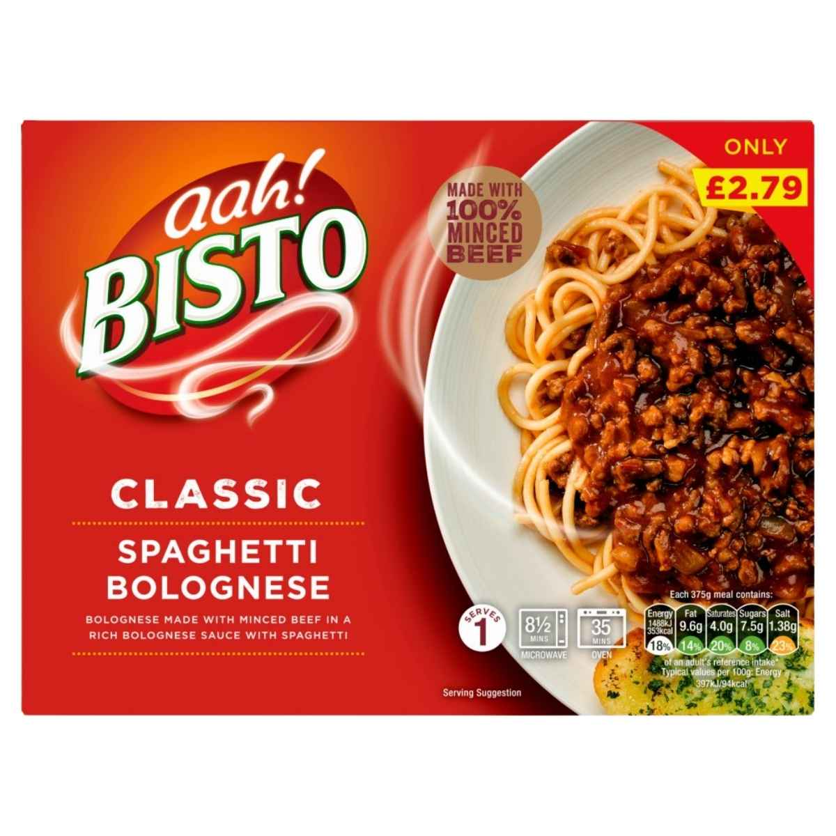 Bisto - Classic Spaghetti Bolognese - 375g