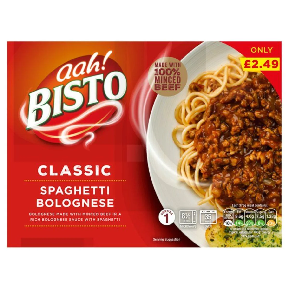 Bisto - Classic Spaghetti Bolognese - 375g