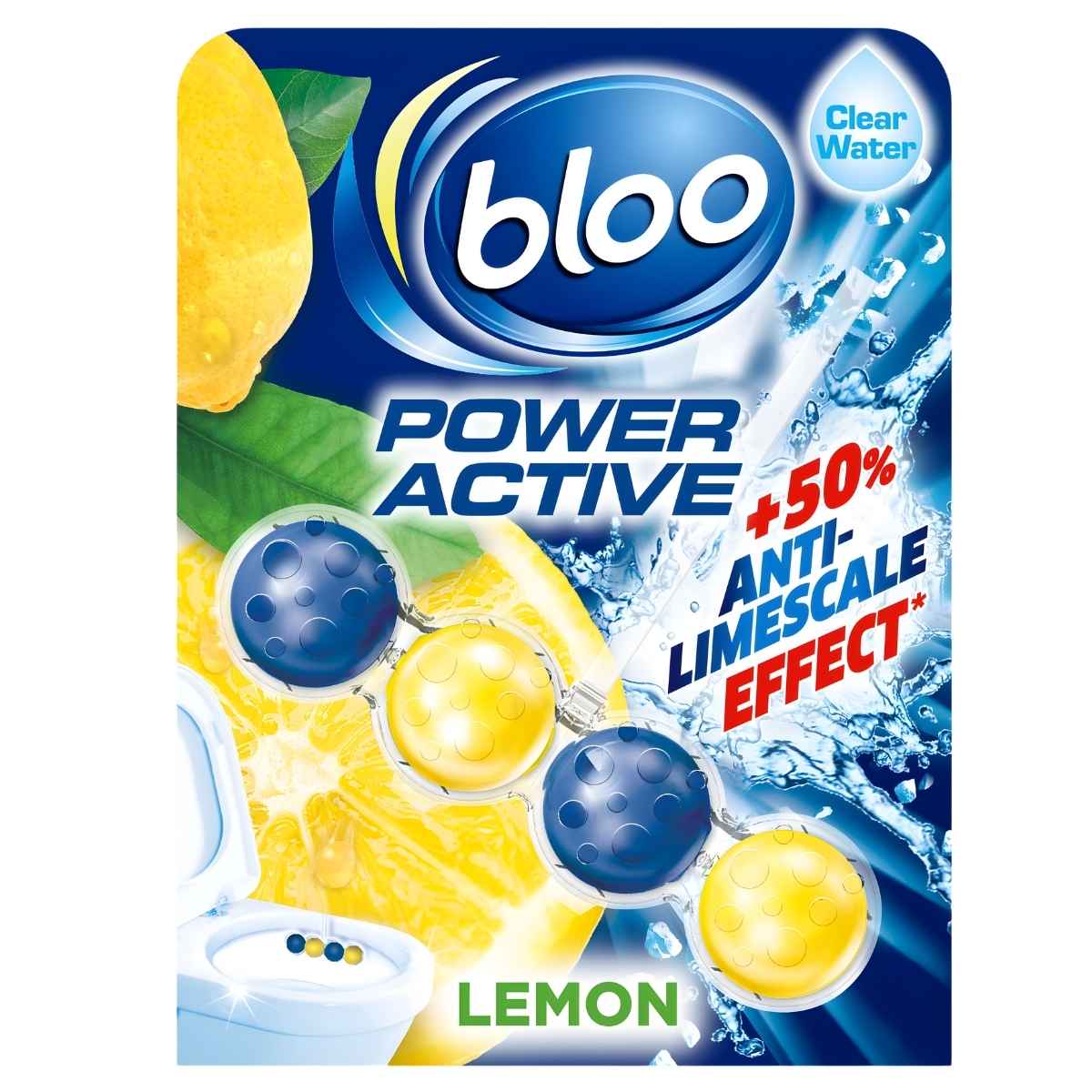 Bloo - Power Active Lemon Rim Block - 50g