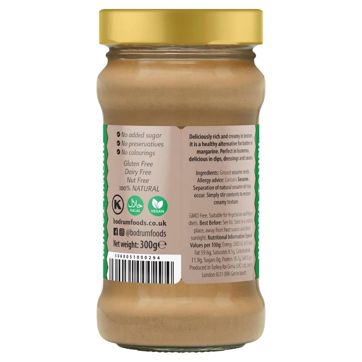 Bodrum - Brown Tahini - 300g - Image 2