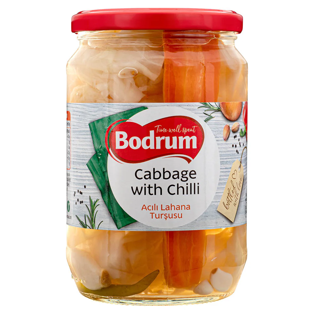 Bodrum - Cabbage with Hot Pepper - 670g