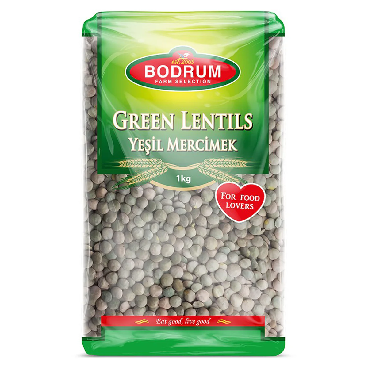Bodrum - Green Lentils - 1kg