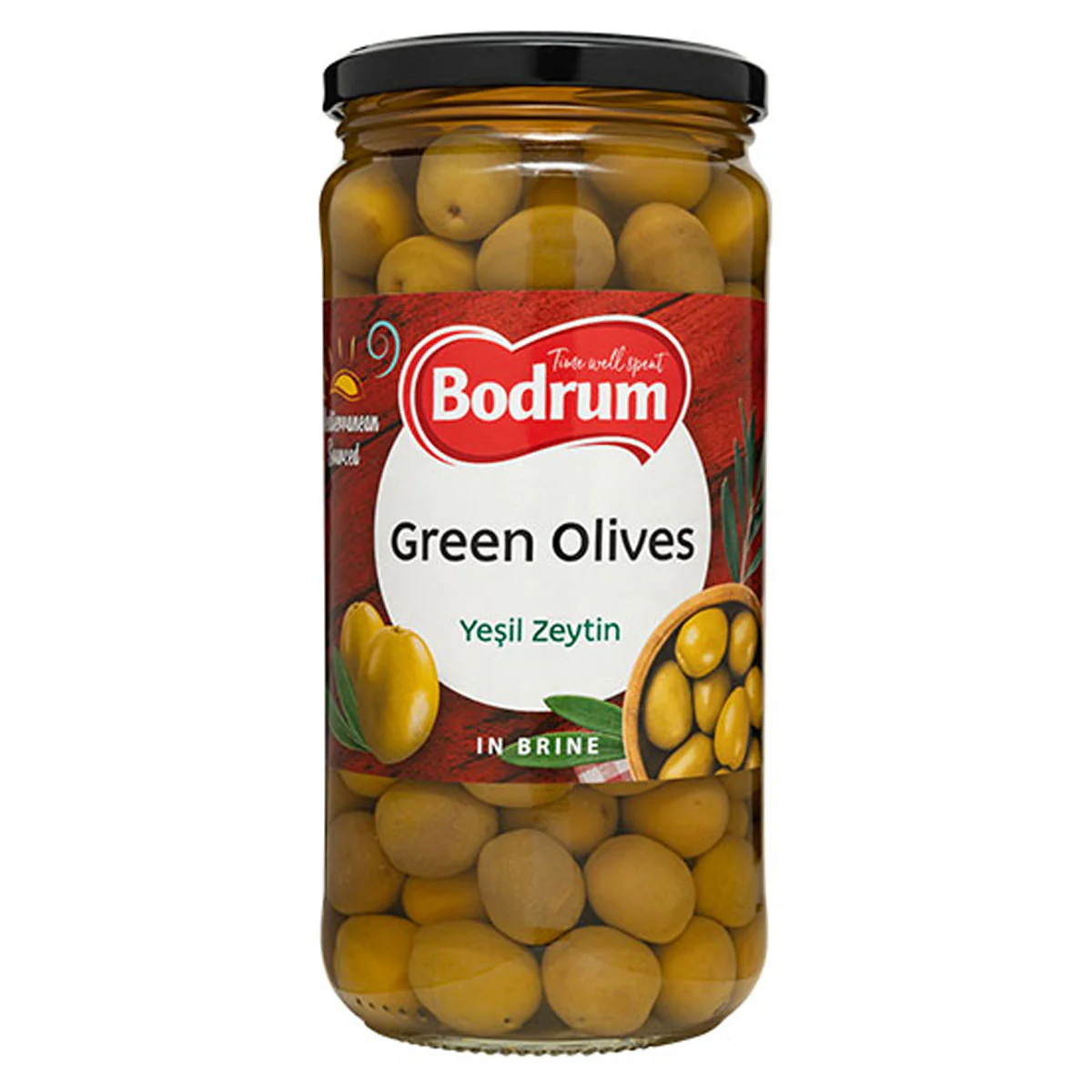Bodrum - Whole Green Olives - 720g