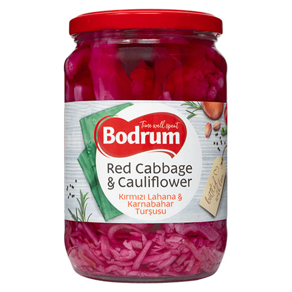 Bodrum - Pickled Red Cabbage & Cauliflower - 680g