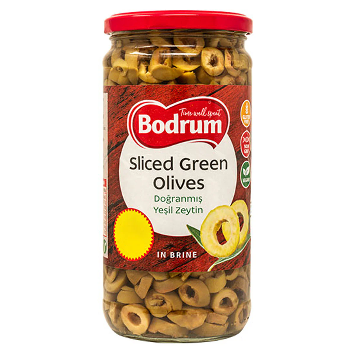 Bodrum - Sliced Green Olives - 720g