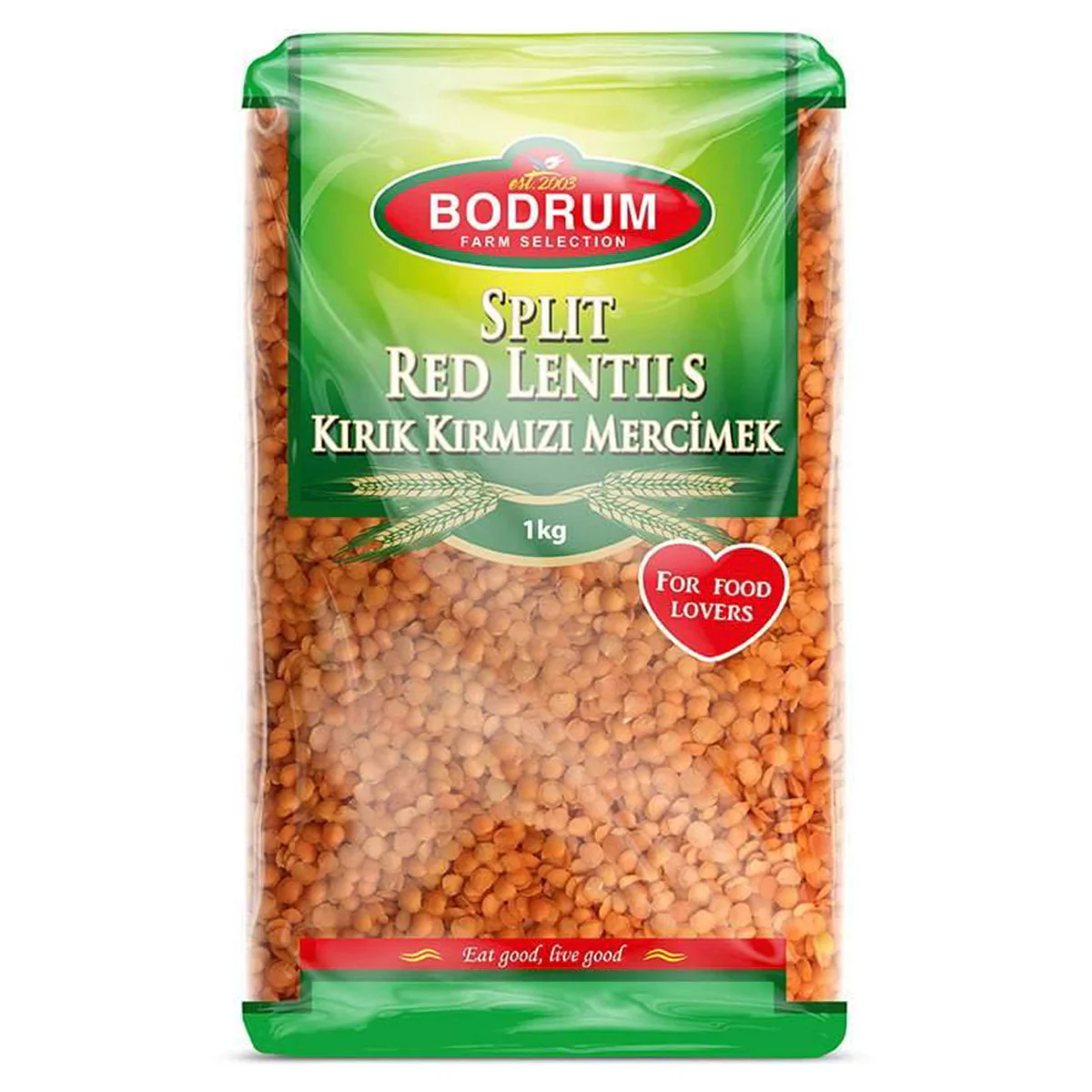 Bodrum - Split Red Lentils - 1kg
