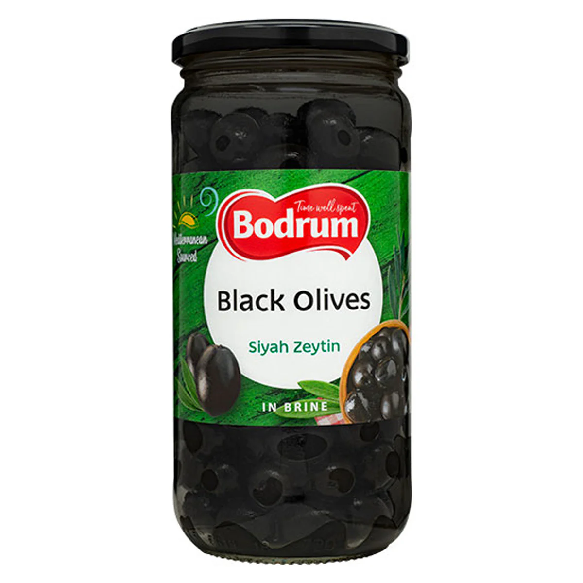 Bodrum - Whole Black Olives - 720g