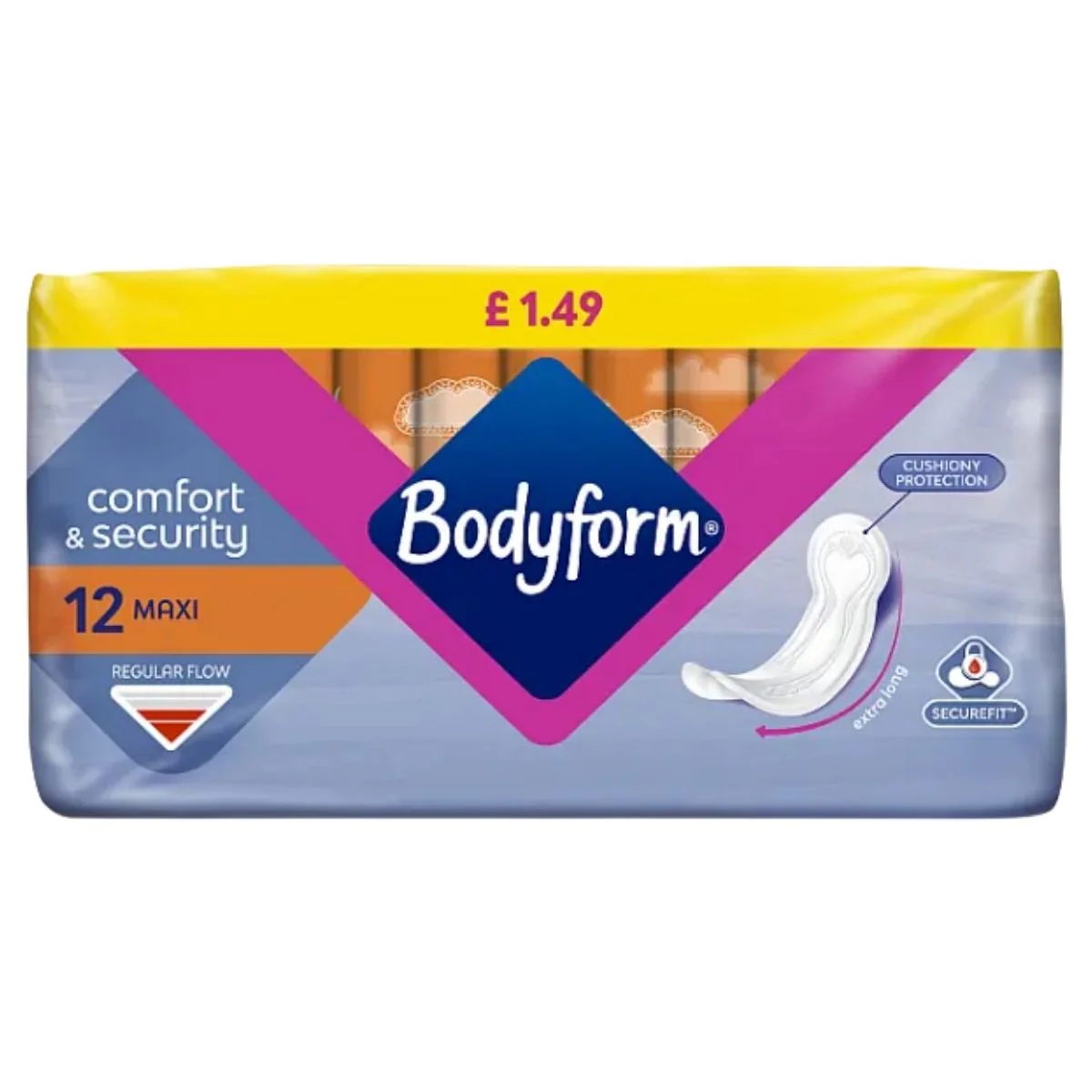 Bodyform - Comfort & Security - 12 Maxi