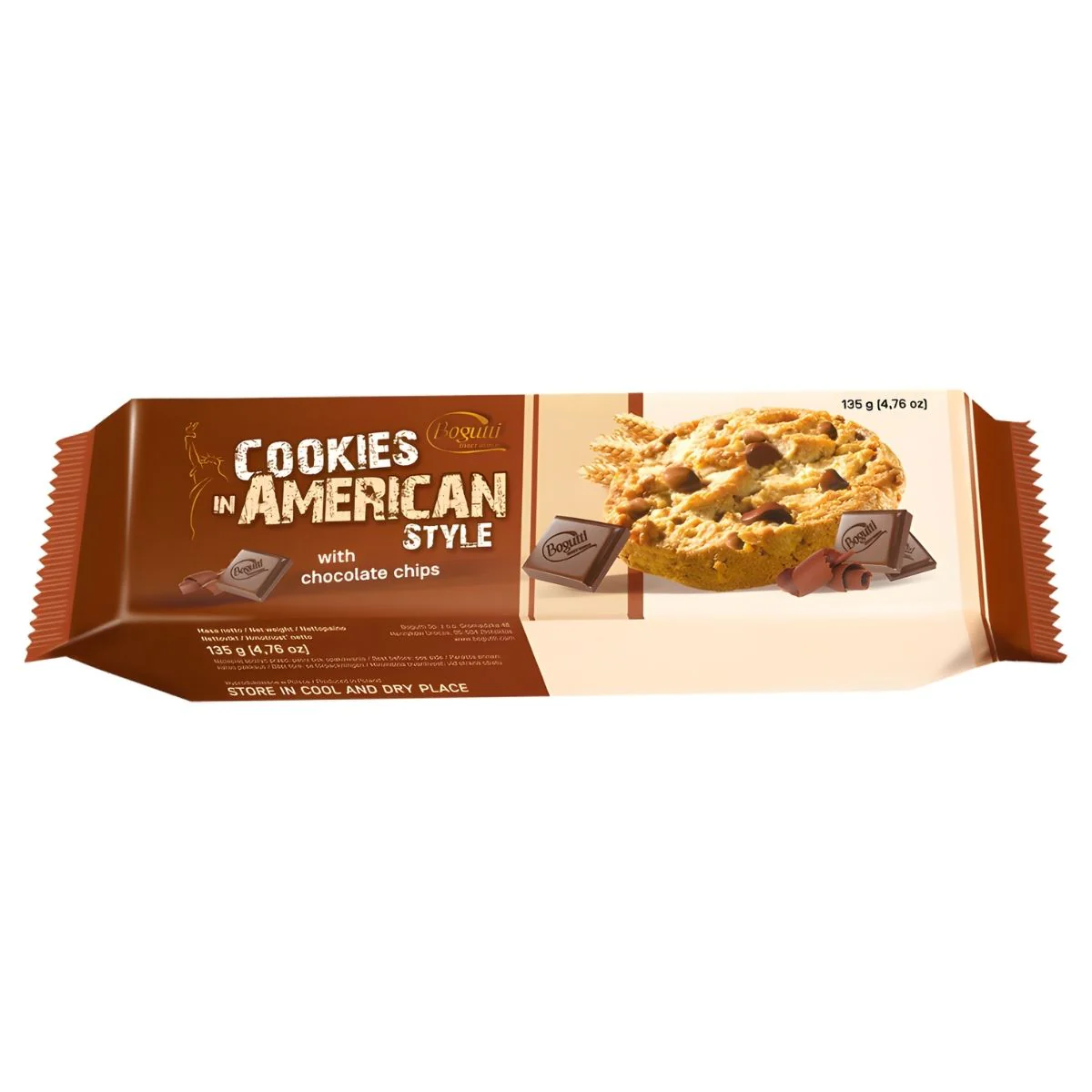 Bogutti - Cookies In American Style With Chocolate Chips - 135g