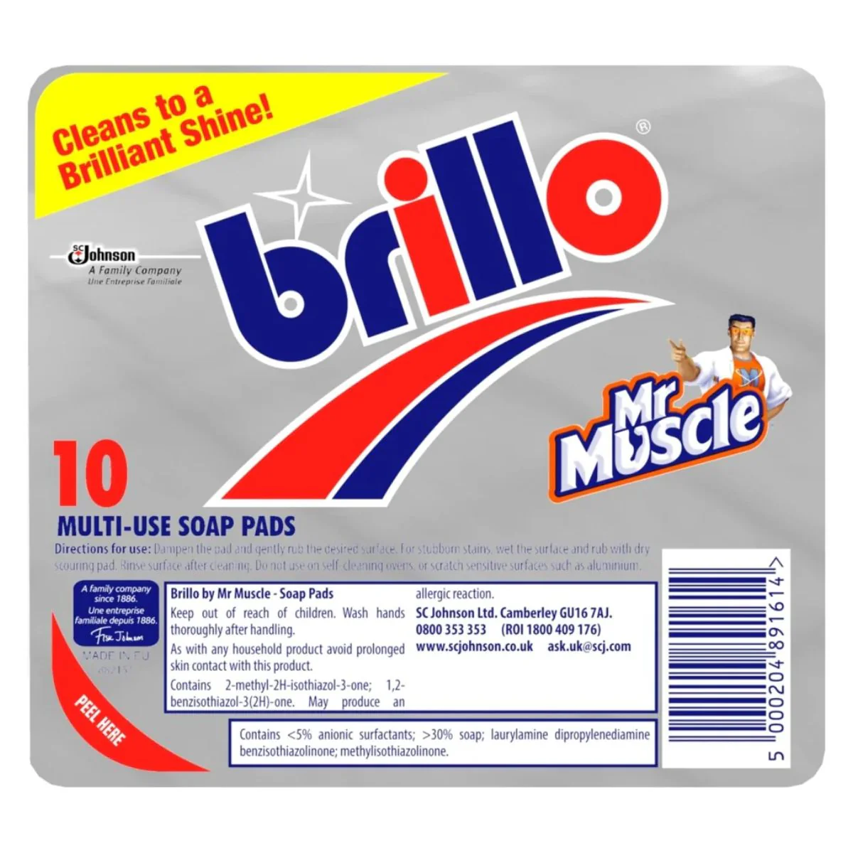 Brillo - Soap Pads - 10pcs