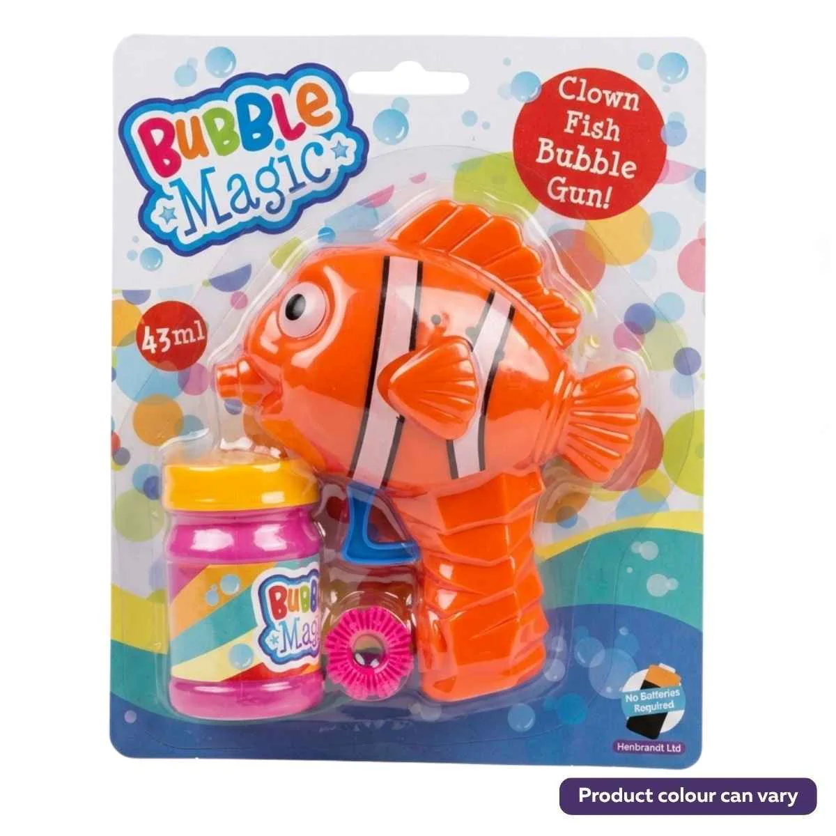 Bubble Magic - Clown Fish Bubble Gun - 43ml